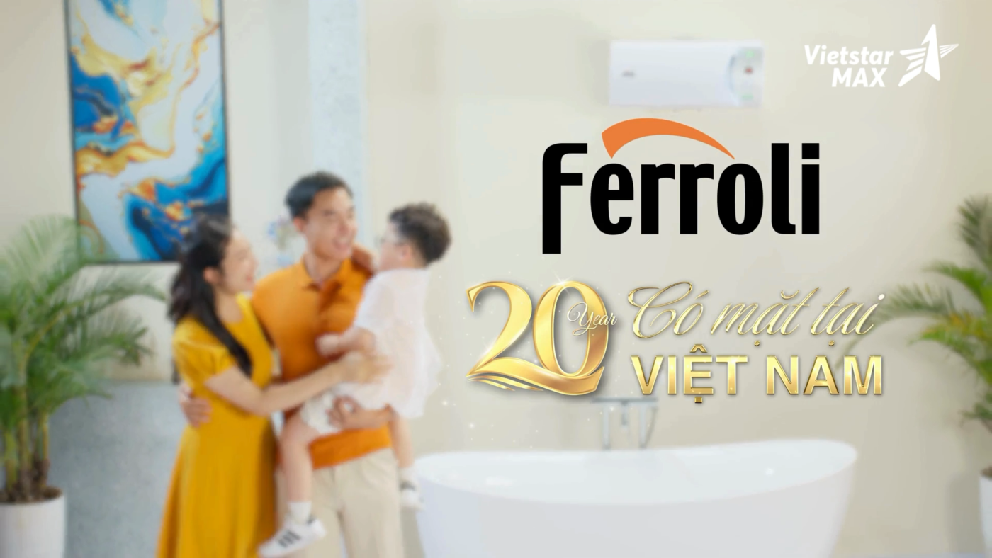 TVC Quảng Cáo  – Bình Nóng Lạnh Ferroli Verdi VG+ 