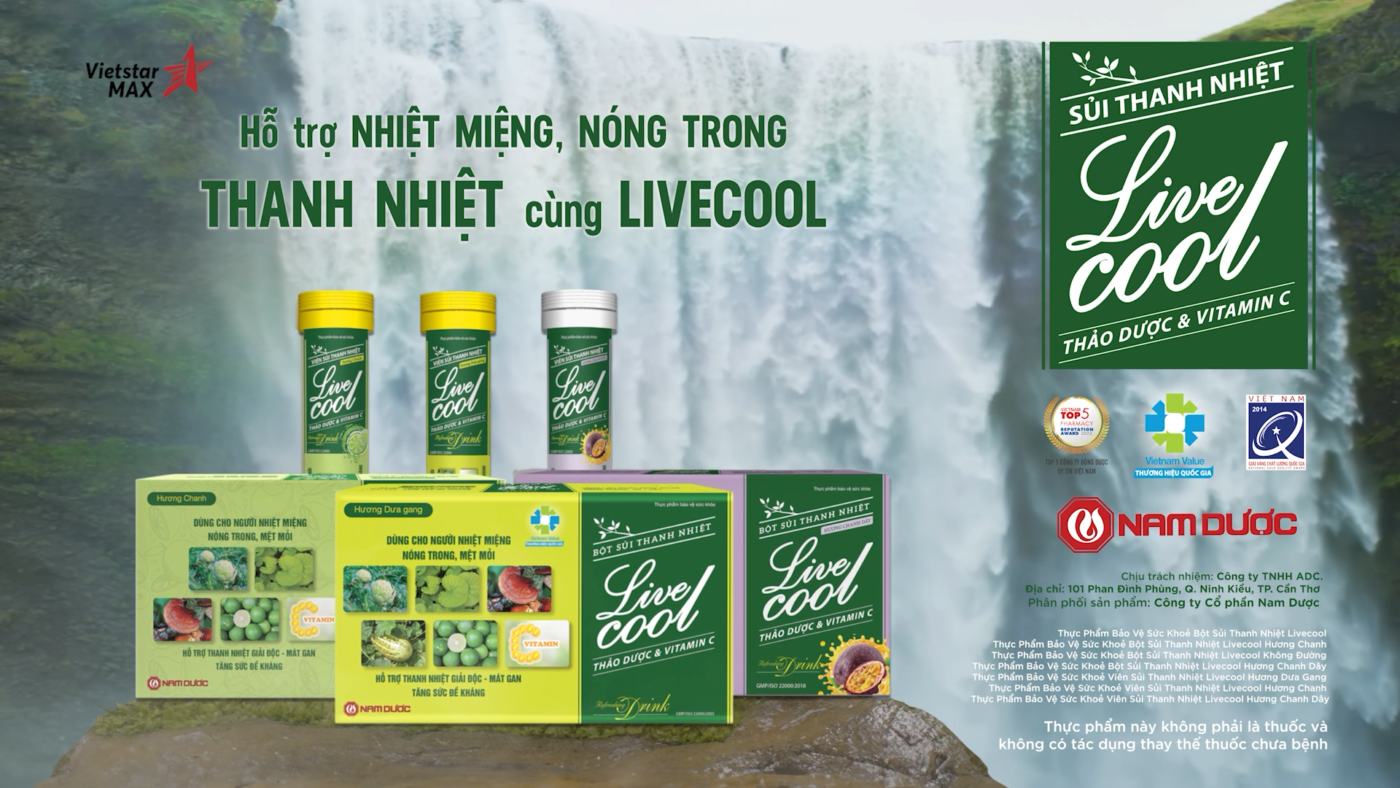 TVC quảng cáo – Sủi thanh nhiệt Livecool 