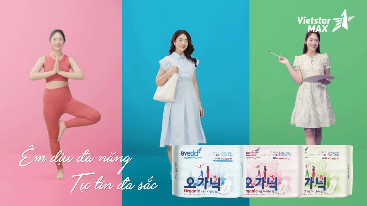TVC Quảng Cáo –  Băng Vệ Sinh EVEDA 